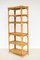 Beige Bamboo Bookcase, 1970s 1