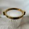 Modernist French Clear and Gold Acrylic Glass Wine Cooler by Gosset, 1970s 8