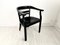 Vintage Art Deco Chair in Black 2