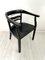 Chaise Art Déco Vintage en Noir 6