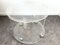Tavolo arrotolabile in vetro acrilico, anni '80, Immagine 8