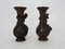 Antique Japanese Dragon Vases in Patinated Bronze, 1900 4