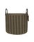 Paraty Camboja Woven Leather Basket by Elisa Atheniense Home 1