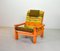 Vintage Scandinavian Pine Lounge Chair by Yngve Ekström, 1970s, Image 1