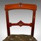 English Dining Chairs in Walnut & Leather, Victorian, 1870s, Set of 8, Image 8