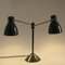 Vintage French Double-Shade Desk Lamp from Jumo, 1940s 2