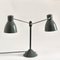 Vintage French Double-Shade Desk Lamp from Jumo, 1940s, Image 1