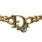 Collana Christian Dior Dior con motivo Cd placcata in oro da donna di Christian Dior, Immagine 2