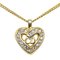 CD Heart Rhinestone Necklace from Christian Dior 2