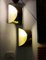 Lampada da parete attribuita a Enrico Tronconi per Tronconi Quadrotto, Italia, anni '80, set di 2, Immagine 2