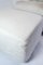 Poltrona Micromilla con sgabello in tessuto bianco di Marac, Italy, set di 2, Immagine 3