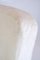 Poltrona Micromilla con sgabello in tessuto bianco di Marac, Italy, set di 2, Immagine 7