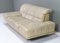 2-Sitzer Sofa aus Elfenbeinfarbenem Leder von Rolf Benz, Deutschland, 1980er 10