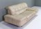 2-Sitzer Sofa aus Elfenbeinfarbenem Leder von Rolf Benz, Deutschland, 1980er 9