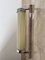 Big Chrome Milk Glass Bauhaus / Functionalist Wall Lamp - 1930s 6