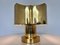 Large Design Brass Table Lamp, Czechoslovakia, 1980s 2