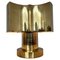 Large Design Brass Table Lamp, Czechoslovakia, 1980s 1