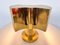 Lampada da tavolo grande in ottone, Cecoslovacchia, anni '80, Immagine 3