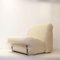 Off-White Velvet Armchair, Italy, 1960s 10