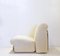 Off-White Velvet Armchair, Italy, 1960s, Image 2