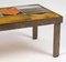 Coffee Table in Ceramic and Metal attributed to Roger Capron, 1970s 4