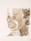 Retrato de mujer africana, siglo XX, Acuarela sobre papel, Imagen 1