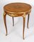 19th Century Louis XV Pedestal Table in Marquetry and Gilt Bronzes, Image 3