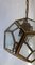 Art Nouveau Austrian Brass and Glass Dodecahedron Lamp attributed to Adolf Loos, 1900s, Image 3