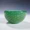 Small Bowl in Green Sommerso Glass by Carlo Scarpa for Venini Murano, 1930s 3