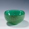 Small Bowl in Green Sommerso Glass by Carlo Scarpa for Venini Murano, 1930s 4
