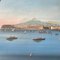 Neapolitan Artist, Napoli Da Mare, 19th Century, Gouache, Framed 8