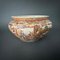 Early 20th Century Satsuma Flowerpot with Red Signature Warrior Decoration 2