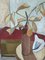 Foglie d'autunno, dipinto a olio, anni '50, con cornice, Immagine 9