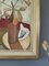 Foglie d'autunno, dipinto a olio, anni '50, con cornice, Immagine 7