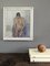 Nude on Purple Chair, 1950s, Oil Painting, Framed 3