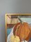 Las calabazas, pintura al óleo, años 50, enmarcado, Imagen 5
