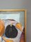 Las calabazas, pintura al óleo, años 50, enmarcado, Imagen 6