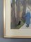 Dog Walk, Oil Painting, 1950s, Framed 9