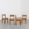 Chairs by Maison Regain for Les Arcs, 1970, Set of 4 1