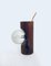 Brutalist Wooden Table or Wall Lamp attributed to Temde Leuchten, Switzerland, 1960s 11