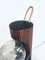 Brutalist Wooden Table or Wall Lamp attributed to Temde Leuchten, Switzerland, 1960s 8