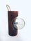 Brutalist Wooden Table or Wall Lamp attributed to Temde Leuchten, Switzerland, 1960s 1