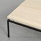Metal and Travertine Coffee Table, 1960 9