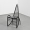 Silla auxiliar curvada de madera, 1970, Imagen 1