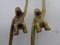 Brass Monkey Hooks by Walter Bosse, Austria, 1960s, Set of 2 7