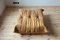 Pouf Togo en Cuir Marron Camel par Michel Ducaroy pour Ligne Roset 3