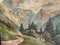 Mont Blanc Landscape, 1950s, Oil Painting, Framed 6