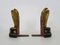 Hollywood Regency Golden Eagle Bookends by Borghese, 1960s 6