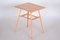 Small Mid-Century Oak Side Table attributed to Ludvik Volak, 1960s 1