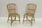 Vintage Italian Wicker Chairs, 1960s, Set of 2 1